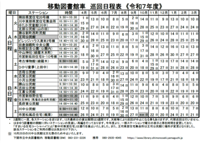 令和７年度移動図書館車巡回日程表.png